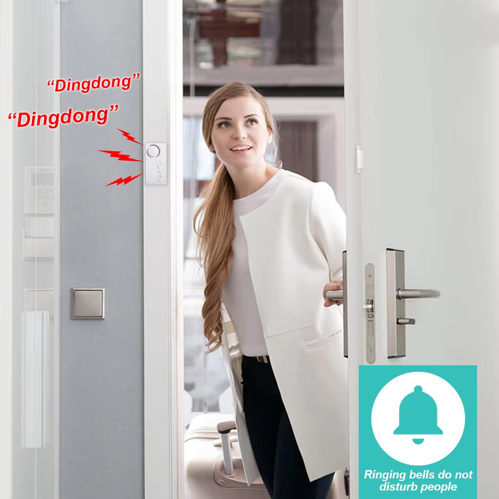 冷蔵庫のドア用の調整可能な遅延アラーム,3, 15,30,6 - Wireless Door Sensor のレビューと価格