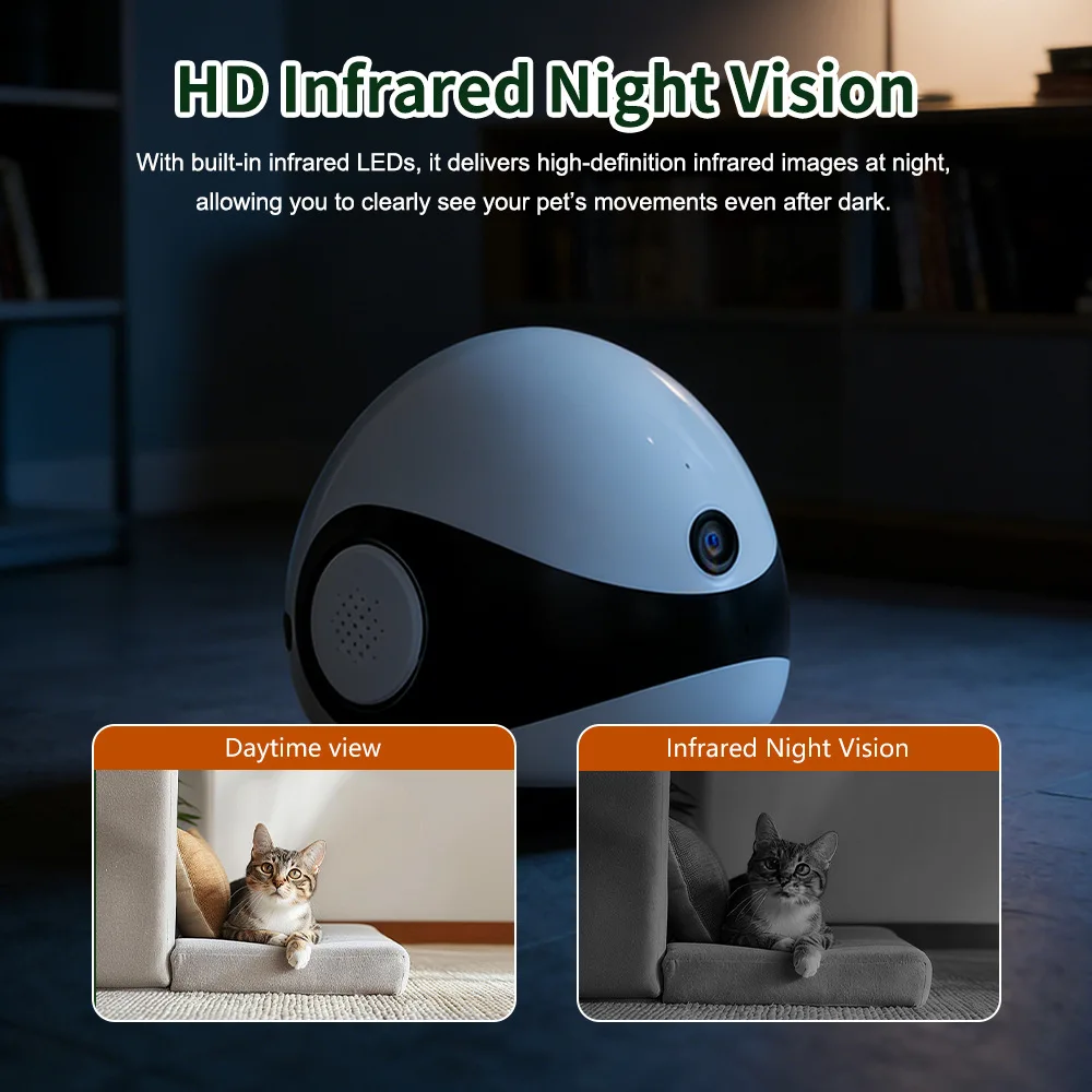 ベビー用WiFi 2MPカメラロボット 犬猫用 1080P  - Smart Home Camera Ezviz のレビューと価格